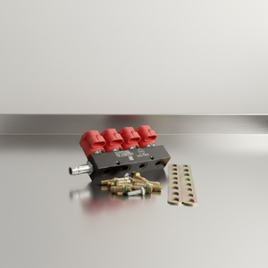 Großhandel Brandneue CNG-Gas-Spritzleiste Geeignet für CNG-Fahrzeuge, Vierzylinder-Aluminium-Einspritzleiste für Autos - Product Image 1