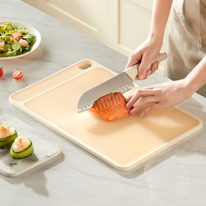 HeDou Cutting Board Set 3pcs Rectangle <b>Plastic</b> Dishwasher Safe Kitchen Chopping <b>Block</b> - Product Image 2
