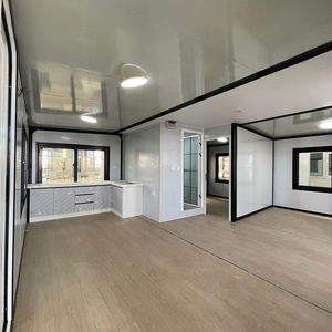 Nouvelle Conception Usine B2B Maisons Préfabriquées Villa 2 Chambres Cadre Acier Norme US <span class=keywords><strong>Maison</strong></span> Conteneur Modulaire Préfabriquée Portable - Product Image 4