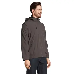 Sudadera Softshell con capucha y mangas extraíbles para merchandising - Product Image 2