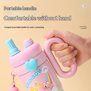 Nueva Botella de Agua con Diseño de Conejita, Asa y Gran Capacidad, Doble Compartimento, Popular y de Alta Apariencia - Product Image 5