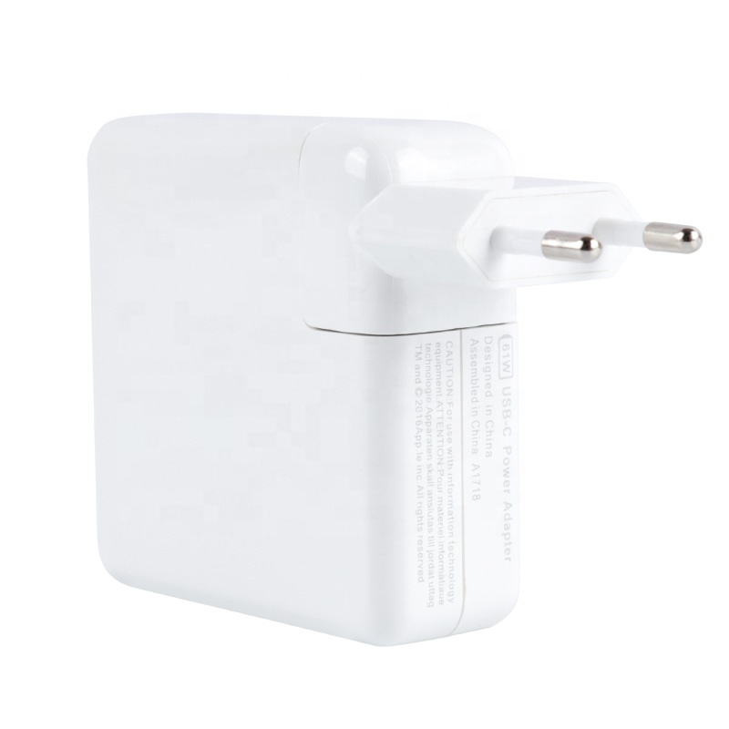 61 Вт PD портативное USB Type-C Быстрая Зарядка адаптер для путешествий с выдвижной штепсельной вилкой европейского стандарта