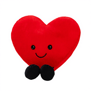 Cute Heart Plush Pillow Soft Stuffed Cushion <b>Kawaii</b> Heart Throw Pillow Gift Toy for Kids Home Sofa and <b>Bedroom</b> Decor - Product Image 4
