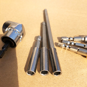 <b>Screwdriver</b> <b>Bit</b> Corner Connector 65 100 150mm 1/2 3/8 1/4 Inch Rivet Ball Colored Conversion Rod <b>Set</b> - Product Image 4