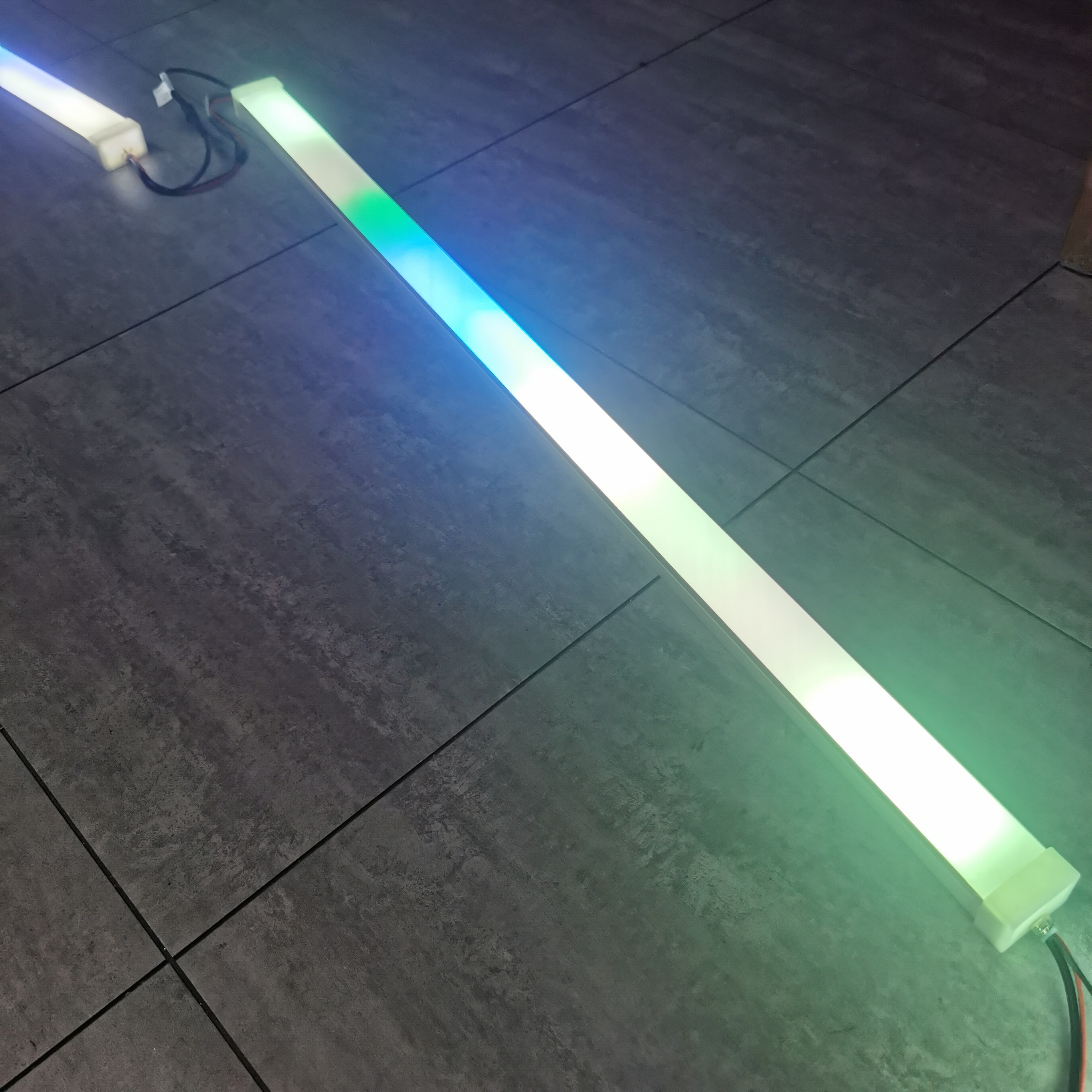 5 м Катушка шириной 50 мм квадратная luces navideas RGB меняющая цвет неоновые лампы и трубки игровой неоновый свет