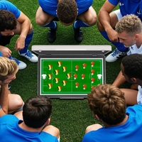 Elc Packgo Smart Tv 27 Pulgadas Tablet Pantalla Táctil Android 13 1920*1080 Con Ver Juego de Fútbol Maleta Portátil Pantalla Inteligente