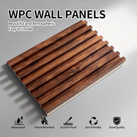 Panneau mural WPC au design moderne, panneau mural composite léger, imperméable, durable, facile à nettoyer, décoration intérieure