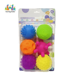<span class=keywords><strong>Konig</strong></span> niños Vinilo Suave goma bola nuevo bebé regalo conjunto bebé masticar juguete mordedor juguetes para bebé recién nacido juguetes de desarrollo cerebral - Product Image 3
