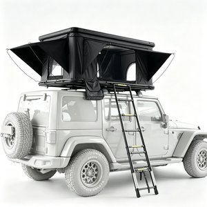 <span class=keywords><strong>Tente</strong></span> <span class=keywords><strong>de</strong></span> toit rigide Zentopia Pop pour 2 personnes, quatre saisons, en aluminium alvéolé, imperméable, installation rapide, échelle pour SUV 4x4 tout-terrain - Product Image 2