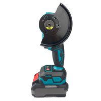 Meuleuse d'angle électrique sans fil professionnelle, portable, de qualité industrielle, avec moteur sans balais, déclencheur, batterie, robuste, multi-disques
