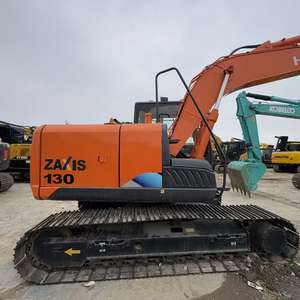 Excavadora de Orugas Usada Hitachi ZX130 con Martillo y Acoplador Rápido, 78.5kW de Potencia, 104kN de Fuerza de Excavación para Demolición y Canteras - Product Image 2