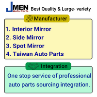 Jmen – rétroviseur pour AUDI A1, S1, A2, A3, S3, A4, S4, ABT, allemand, personnalisé, européen, rétroviseur et rétroviseur latéral, porte de voiture, pièces de rechange