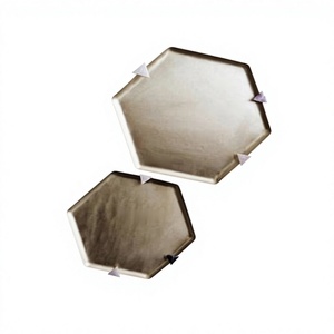 Two Different Sizes Food Serving <b>Tray</b> With Greatest Quality Hexagon Shape Chocolates <b>Tray</b> For Home Hotel Use - Product Image 1