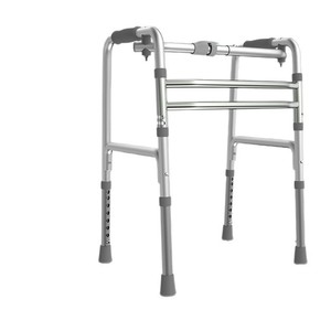 Aluminum Alloy <b>Walker</b> With Double Bars For <b>Elderly</b> And Disabled Support Walking Aid - Product Image 5