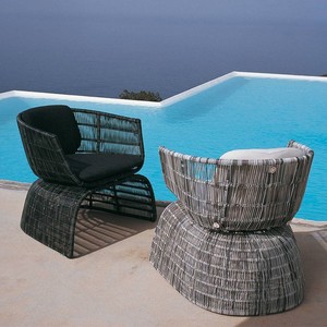 Cross-border Nordic Anna Model Outdoor Rattan and <b>Chair</b> Combination Complete Garden Set for Courtyard Villa Balcony - Product Image 2