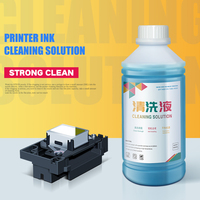 Vente directe usine – Solution de nettoyage liquide à base d'eau de 1000 ml pour têtes d'impression d'imprimantes DX5/DX7/I3200/L1800/F2000/F2100