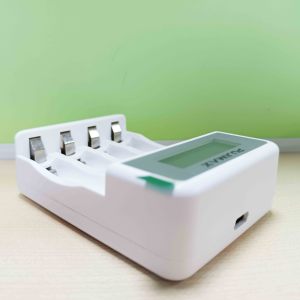 PUJIMAX Color Box Package AA AAA 4 Slots <strong>1</strong>.2V NMH <strong>Rechargeable</strong> <strong>Batteries</strong> Charger AA 2700mAh AAA 1100mAh <strong>Battery</strong> With Charger - Product Image 4