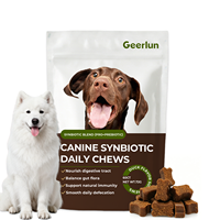 60 Friandises à Mâcher Saveur Canard Soutien Digestif et Intestinal Complément Alimentaire Naturel pour Animaux Absorption Rapide Probiotiques Friandises Tendres pour Chien