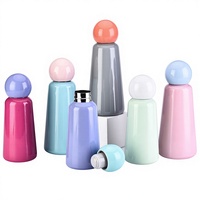 Tasse isotherme en acier inoxydable 304 de haute qualité, motif poupée mignonne, 350 ml, isolation thermique 6-12h, écologique, portable