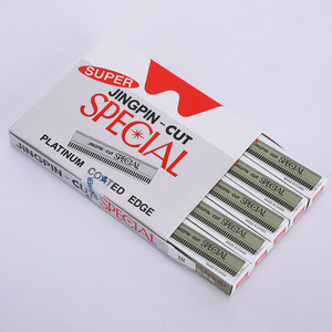 Lames de rasoir spéciales en acier inoxydable Jingpin, 10 pièces, pour maquillage permanent, coupe des sourcils, durables - Product Image 4