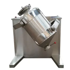 Miscelatore tridimensionale da 100 litri miscelatore tridimensionale multidirezionale in polvere per alimenti