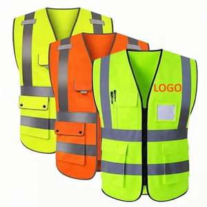 Vêtements de travail industriels personnalisés pour les ouvriers du bâtiment, veste de travail, veste de sécurité réfléchissante à haute visibilité avec logo - Product Image 1