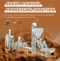 Commercial automatique cacao liqueur poudre beurre mélange rectifieuse machine de traitement de fèves de cacao