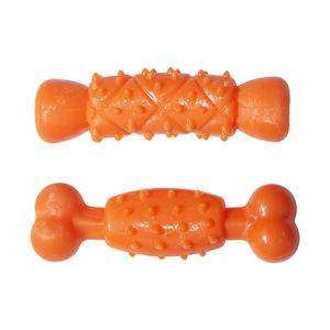 Hueso de juguete para masticar perros de nailon duradero con picos de masaje para Limpieza de dientes, golosinas de entrenamiento para cachorros de razas grandes - Product Image 1