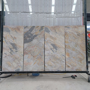 Dalle de marbre onyx vert à haute transmission, ultra-mince, translucide, 2820x1220mm, pour mur rétroéclairé - Product Image 1