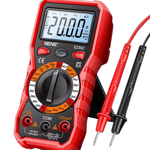 High Precision Universal Digital Multimeter for Electrician Maintenance 600V AC/DC 10A Current Multi-Function