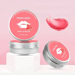 Custom New Small Pink Moisturizing OEM Lip Balm Factory Exfoliating Vegan Organic Lip Balm In Tin