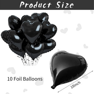 Globo <span class=keywords><strong>de</strong></span> Papel <span class=keywords><strong>de</strong></span> Aluminio en Forma <span class=keywords><strong>de</strong></span> Corazón <span class=keywords><strong>de</strong></span> 18 Pulgadas, 10 Piezas/Juego, Decoración Romántica Inflable para Fiestas, Bodas, <span class=keywords><strong>Día</strong></span> <span class=keywords><strong>de</strong></span> San Valentín, Año Nuevo, <span class=keywords><strong>Acción</strong></span> <span class=keywords><strong>de</strong></span> <span class=keywords><strong>Gracias</strong></span> - Product Image 2