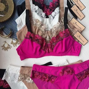 <span class=keywords><strong>Sujetador</strong></span> Push-Up <span class=keywords><strong>de</strong></span> Encaje Sexy Estilo Francés con Diseño Floral, <span class=keywords><strong>Copa</strong></span> 3/4 Ultrafina para Mujeres con Busto <span class=keywords><strong>Grande</strong></span> en Verano - Product Image 5