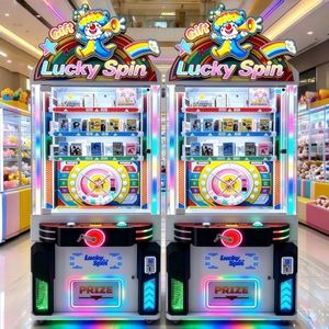 Machine de jeu d'arcade commerciale à monnayeur pour la distribution de cadeaux, de billets-cadeaux et de loteries, modèle Lucky Spin Gift Carnival Prize Vending Machine - Product Image 1