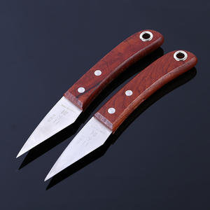 มีดต่อกิ่งไม้สนคู่ ขนาด 80 มม. ใบมีดสแตนเลสแบบตายตัว ด้ามจับสีน้ำตาล สำหรับการต่อกิ่งและตัดแต่งกิ่งไม้ - Product Image 5