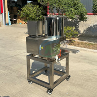 Machine industrielle automatique pour la fabrication de galettes de viande pour hamburgers, tourtes, pains de viande et viande frite, avec moteur comme composant central