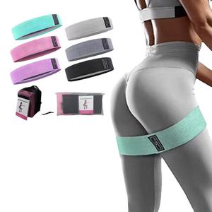 Bandes de résistance de haute qualité pour le fitness, bandes de résistance en tissu, bande de résistance pour les hanches - Product Image 1