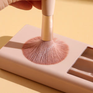 FENGFLY Mixed Procurement Low Price High Quality Face Foundation <b>Brush</b> 5Pcs Soft Synthetic Hair Luxury <b>Makeup</b> <b>Brush</b> Kit Mirror - Product Image 4