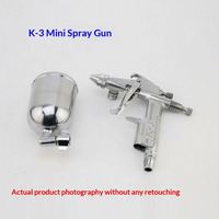 REALMAX K3 Pistolet à peinture pneumatique Petit diamètre Pistolet de réparation pour la peinture de voiture Pistolet de pulvérisation d'aéographie