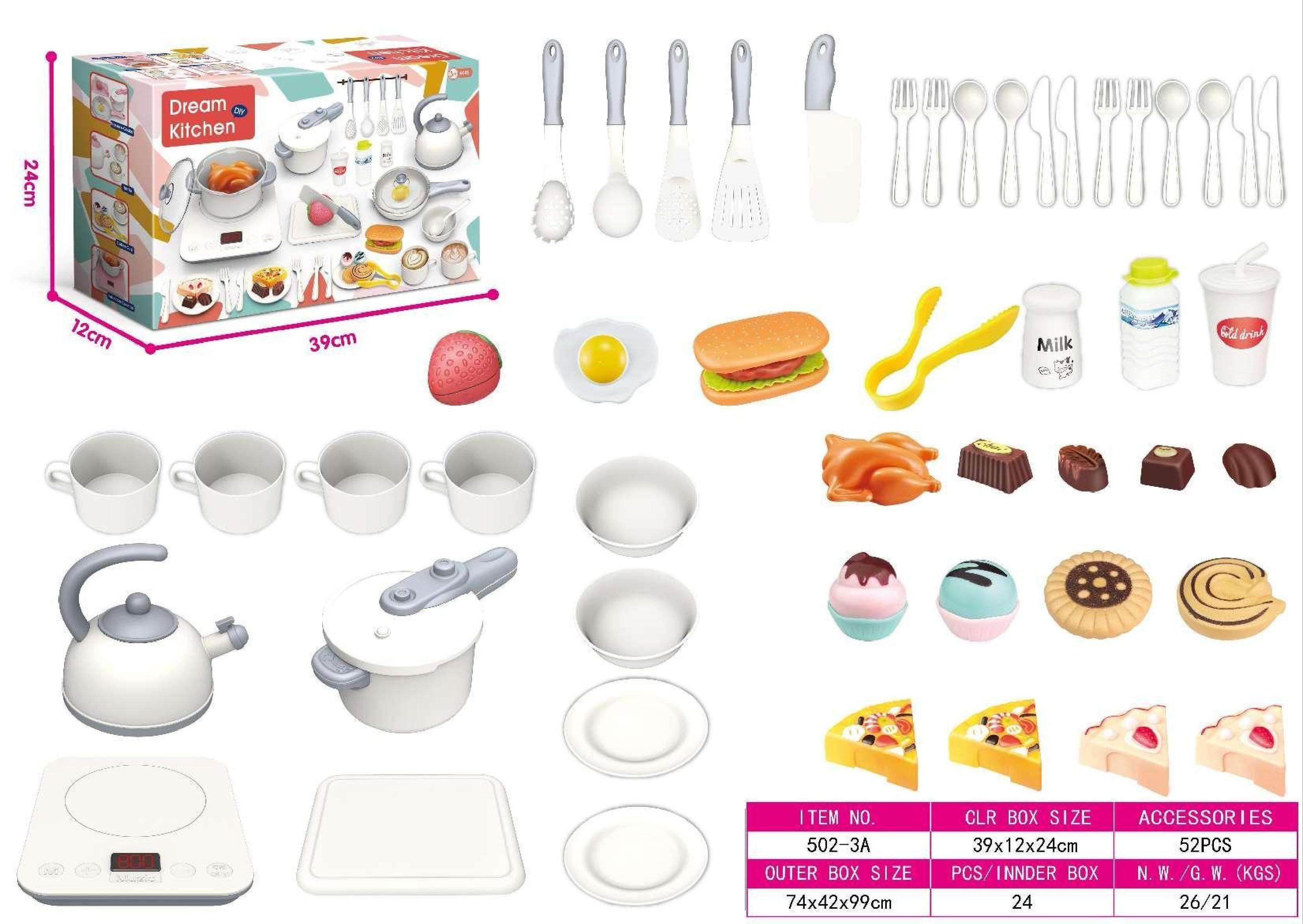 502-3A White -Induction cooker + Pressure cooker + Kettle