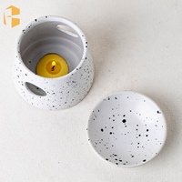 Diffuseur d'arômes de luxe pour la décoration intérieure en gros Brûleur d'huile essentielle Brûleur de cire en céramique Porte-encens