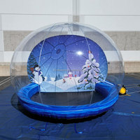 Tentes à bulles gonflables en forme de bonhomme de neige, maison à bulles gonflable, location pour fêtes, jeux de carnaval