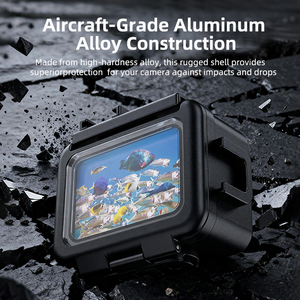 New Kim Loại Không Thấm Nước Trường Hợp Đối Với GoPro 13/12/11/10/9 Hành Động Máy Ảnh Bảo Vệ Nhà Ở Lặn Phụ Kiện - Product Image 5