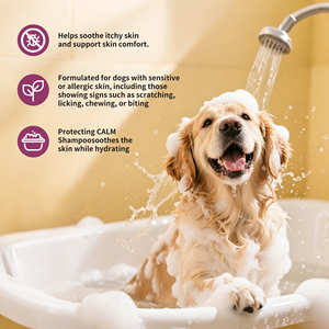 Champú Desodorante Personalizado al por Mayor para Mascotas con Aroma a Vainilla, Alivia la Picazón, Cuidado Canino, Alivia la Irritación - Product Image 3