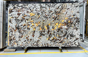 Piedra de lujo Esplendor Granito blanco Folished <span class=keywords><strong>Pandora</strong></span> White Alpinus Losas para encimeras Pisos Paneles de pared Mesa de comedor - Product Image 3