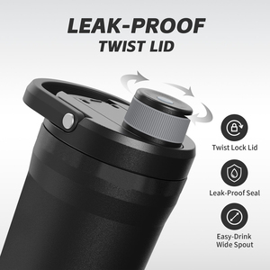 Gobelet isotherme à double paroi en acier inoxydable, tasse de voyage, shaker de protéines sportif – Vente chaude directe usine - Product Image 3