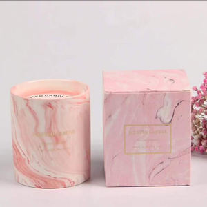 Juego de velas votivas de cera de soja perfumada de cerámica del fabricante, aromaterapia sin humo para regalos de boda - Product Image 2