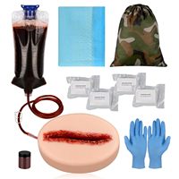 Kit de Modelo Anatómico de Silicona para Educación Médica, Simulador de Entrenamiento para Detener y Controlar Hemorragias para Enfermeras en Hospitales