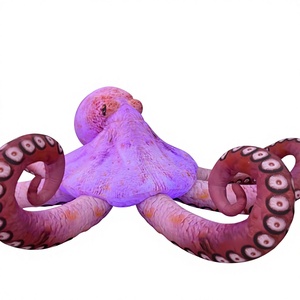 <span class=keywords><strong>Sculpture</strong></span> géante <span class=keywords><strong>gonflable</strong></span> de pieuvre avec tentacules, 4m, en tissu Oxford, pour la décoration des parcs aquatiques - Product Image 1