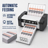 Machine de découpe d'étiquettes à alimentation automatique A3MAX2, découpe de contour CCD, force de 2000g, largeur de 330mm pour autocollants et étiquettes en papier